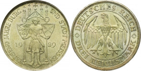 Germany, Weimar Republic, 3 Mark Muldenhütten 1929 E