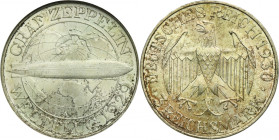 Germany, Weimar Republic, 3 Mark Berlin 1930 A - Graf Zeppelin