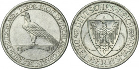 Germany, Weimar Republic, 3 Mark Berlin 1930 A - Liberation of Rhineland