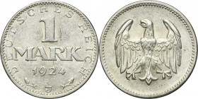 Germany, Weimar Republic, 1 Mark Hannover 1924 J