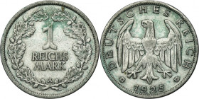 Germany, Weimar Republic, 1 Mark Berlin 1925 A