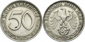 Germany, Third Reich, 50 Pfennig Munich 1938 D