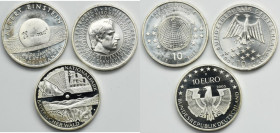 Set, Germany, 10 Euro 2005 (3 pcs.)