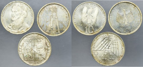 Set, Germany, FRG, 10 Mark (3 pcs.)