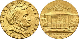 Germany, Richard Wagner Medal, Bayreuth Festival Hall 1963