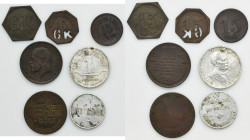 Set, Germany, Notgeldy, Werthmarke (7 pcs.)