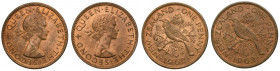 Set, New Zealand, Elizabeth II, 1 Penny London 1962 (2 pcs.)