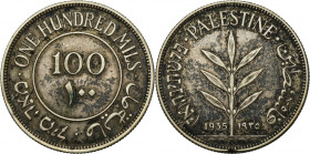 Palestine, British Mandatory, 100 Mils London 1935