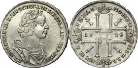 Russia, Peter I, Rouble Moscow 1725