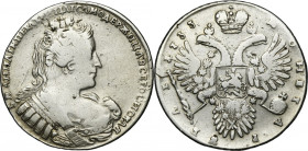 Russia, Anna, Rouble Moscow 1733