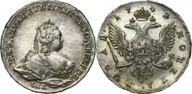 Russia, Elizabeth, Rouble Petersburg 1742 СПБ