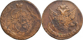 Russia, Catherine II, 5 Kopeck Anninsk 1789 AM