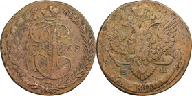 Russia, Catherine II, 5 Kopeck Jekaterinburg 1788 EM