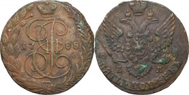 Russia, Catherine II, 5 Kopeck Jekaterinburg 1788 KM