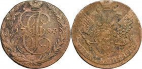 Russia, Catherine II, 5 Kopeck Jekaterinburg 1790 EM