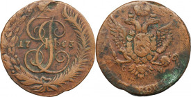 Russia, Catherine II, 5 Kopeck Siestroretsk 1763 CM