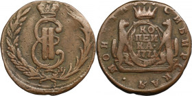 Russia, Siberia, Catherine II, 1 Kopeck Suzun 1771 KM