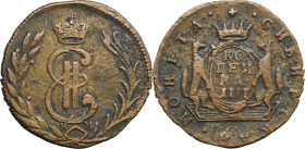 Russia, Siberia, Catherine II, 1 Kopeck Suzun 1777 KM