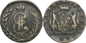 Russia, Siberia, Catherine II, 1 Kopeck Suzun 1778 KM