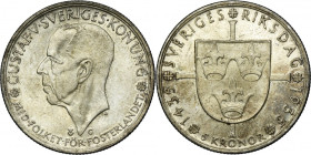Sweden, Gustav V, 5 Kronor Stokholm 1935 G