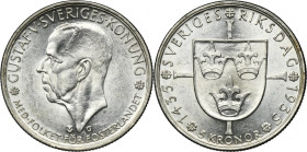 Sweden, Gustav V, 5 Kronor Stokholm 1935 G
