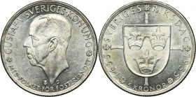 Sweden, Gustav V, 5 Kronor Stokholm 1935 G