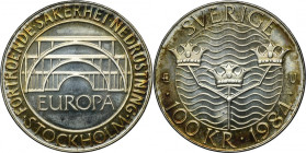 Sweden, Carl XVI Gustav, 100 Kroner Eskilstuna 1984 E - Stockholm Conference