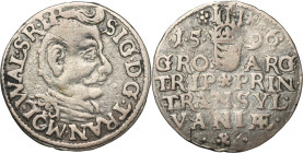 Transylvania, Sigismund Bathory, 3 Groschen Nagybanya 1596