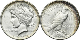 USA, 1 Dollar Denver 1922 D - Peace