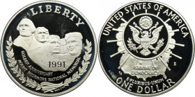 USA, 1 Dollar San Francisco 1991 S - Mount Rushmore