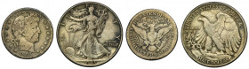 Set, USA, 1/4 Dollar and 1/2 Dollar (2 pcs.)