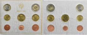 Set, Vatican, Vintage set of euro coins 2006 (8 pcs.)