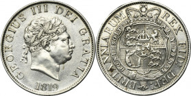 Great Britain, George III, 1/2 Crown London 1819