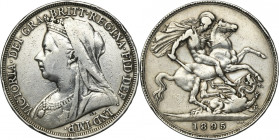 Great Britain, Victoria, 1 Crown London 1895