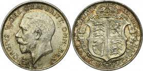 Great Britain, George V, 1/2 Crown London 1922