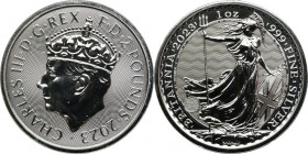 Great Britain, Charles III, 2 Pounds Llantrisant 2023 - Coronation