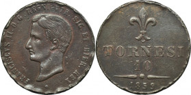 Italy, Kingdom of the Two Sicilies, Francis II, 10 Tornesi Naples 1859