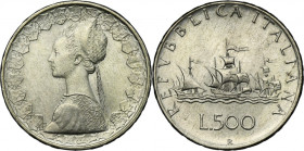 Italy, 500 Lire Rome 1961 R