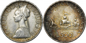 Italy, 500 Lire Rome 1966 R