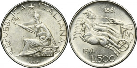Italy, 500 Lire Rome 1966 R - Italian Unification