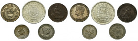 Set, Brazil, Spain, Portugal and Cuba, Mix of coins (5 pcs.)