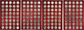 Set, USA and Russia, 1/4 Dollar and 5 Rouble (80 pcs.)