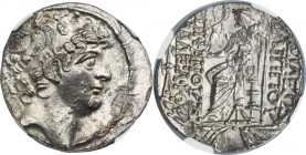 Greece, Seleukid Empire, Philip I Philadelphos, Tetradrachm - NGC Ch AU