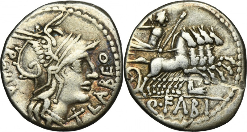 Roman Republic, Q. Fabius Labeo, Denarius 124 BC Roman Republic

Q. Fabius Lab...