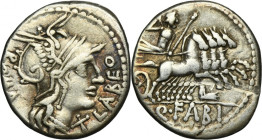 Roman Republic, Q. Fabius Labeo, Denarius 124 BC