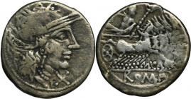 Roman Republic, M. Papirius Carbo, Denarius 122 BC