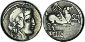Roman Republic, Titius, Denarius 90 BC