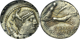 Roman Republic, Ti. Claudius Nero, Denarius serratus 79 BC
