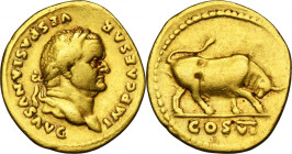 Roman Imperial, Vespasian, Aureus