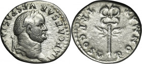 Roman Imperial, Vespasian, Denarius